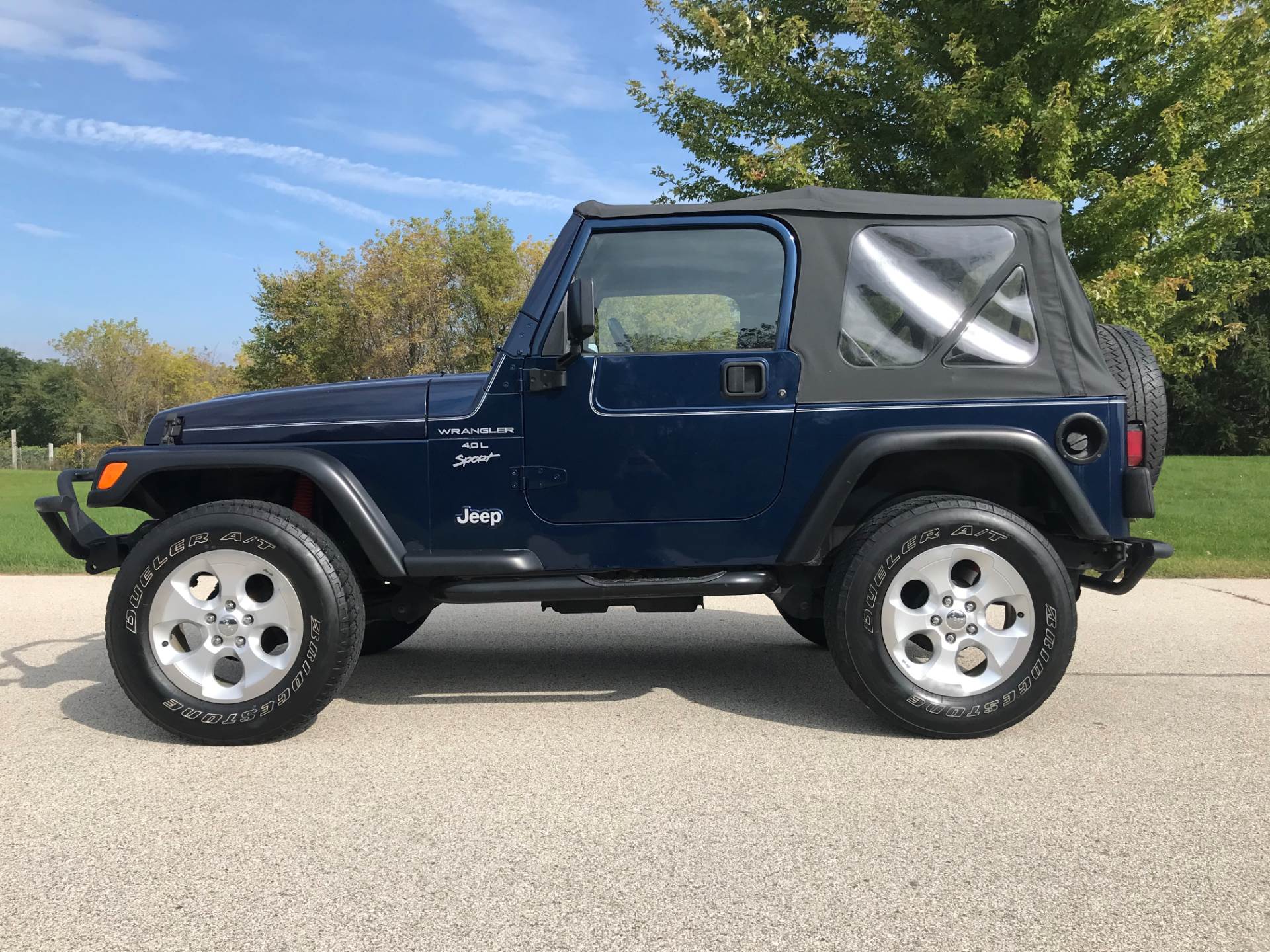 Used 2000 Jeep Wrangler Sport 2dr 4WD SUV | Automobile in Big Bend WI |  4055 Patriot Blue