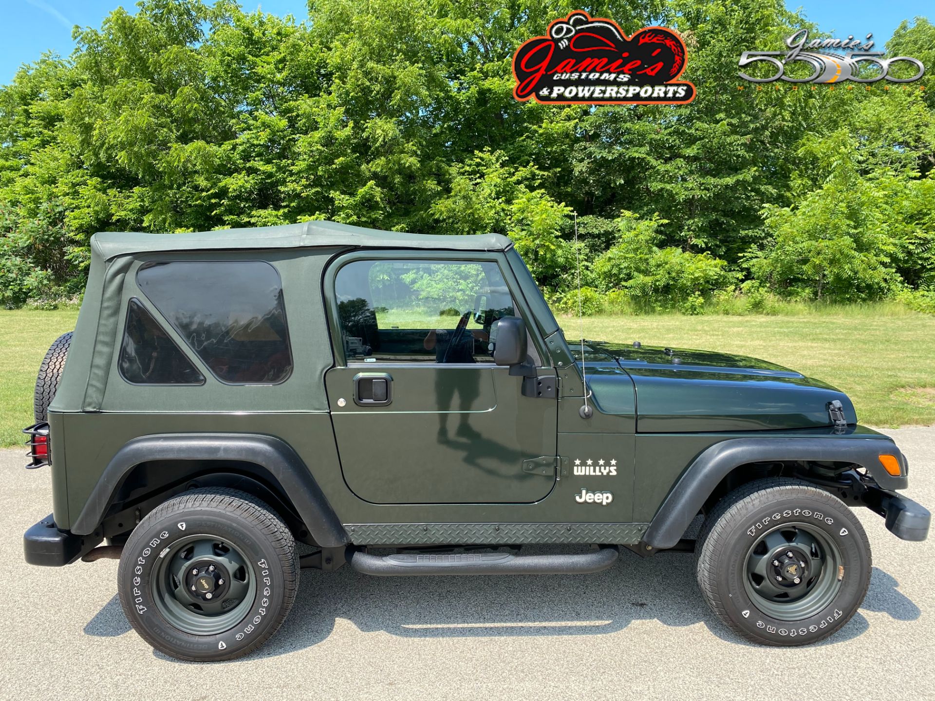 Used 2004 Jeep® Wrangler Willys Edition | Automobile in Big Bend WI | 4406  Moss Green