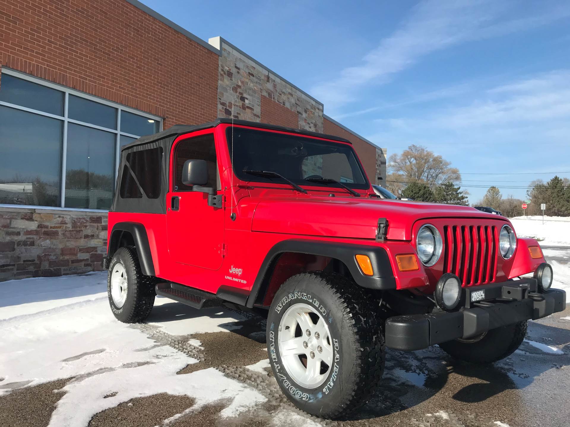 Used 2004 Jeep® Wrangler Unlimited | Automobile in Big Bend WI | 4104J Red