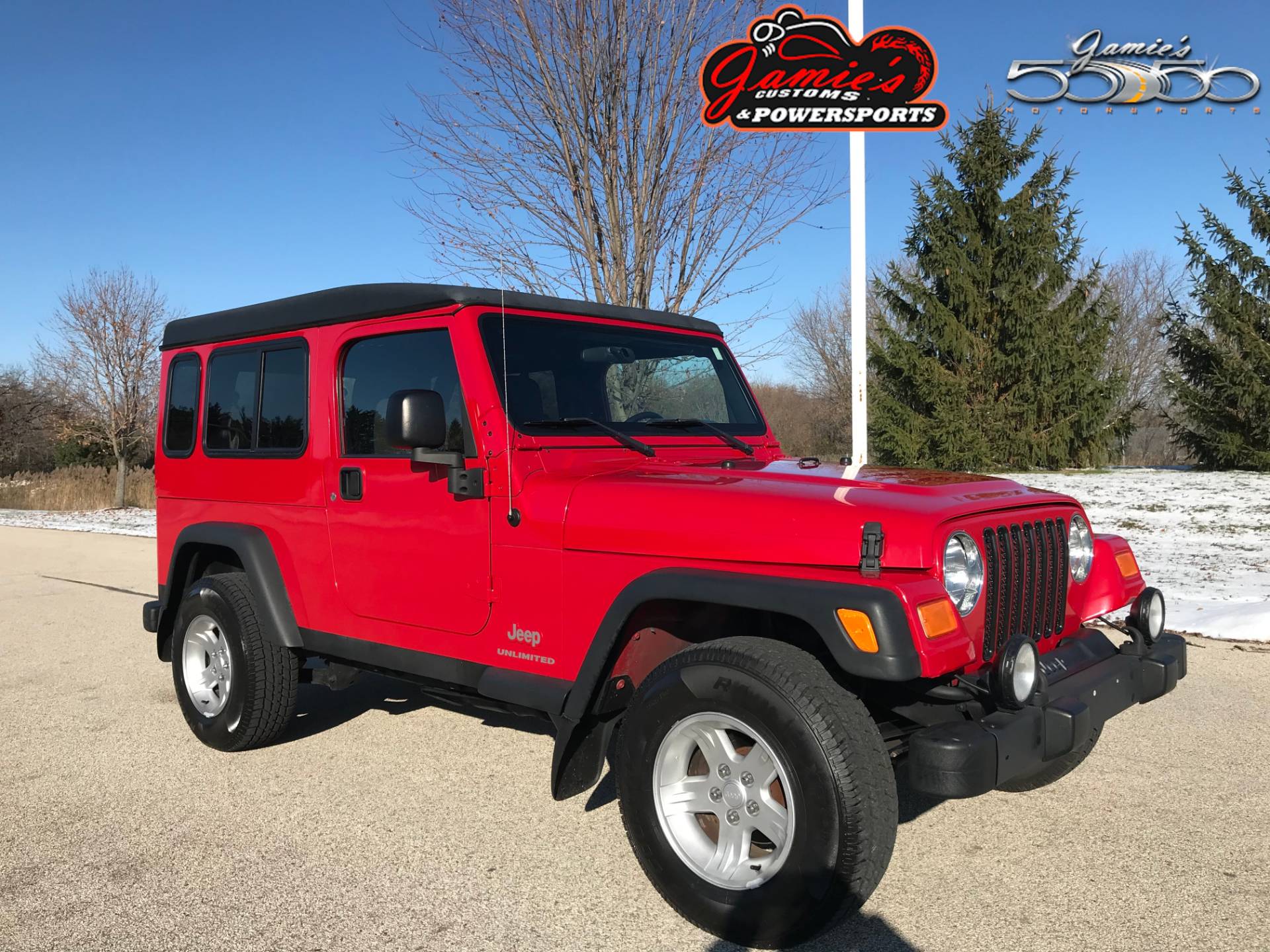 Used 2004 Jeep® Wrangler Unlimited | Automobile in Big Bend WI | 4119J Red