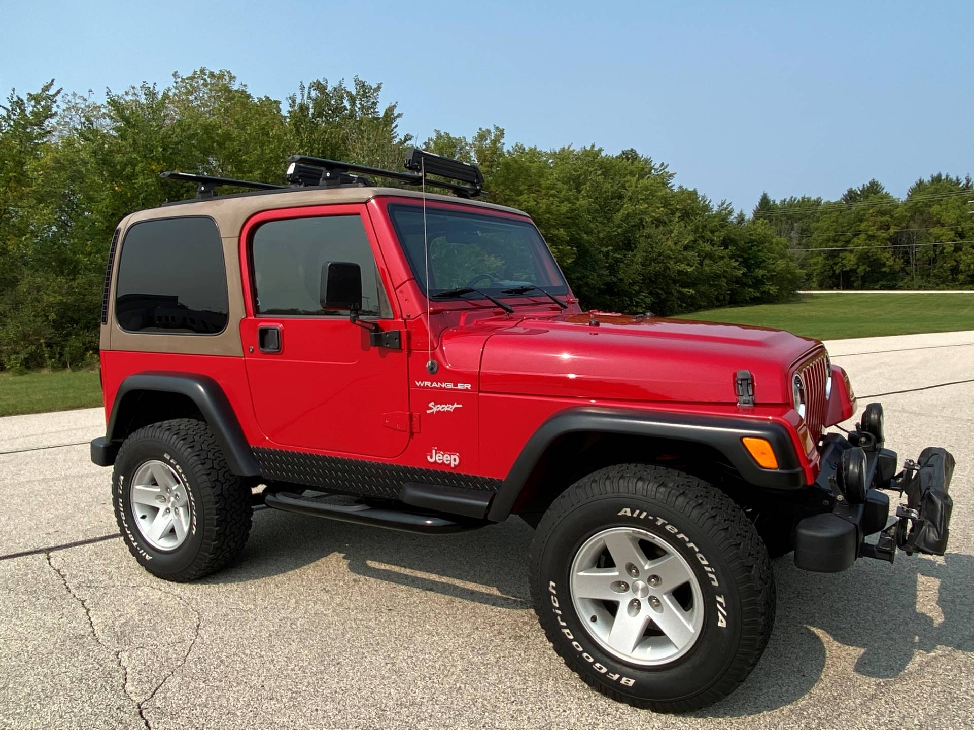 Used 2002 Jeep® Wrangler X | Automobile in Big Bend WI | 4277 Flame Red