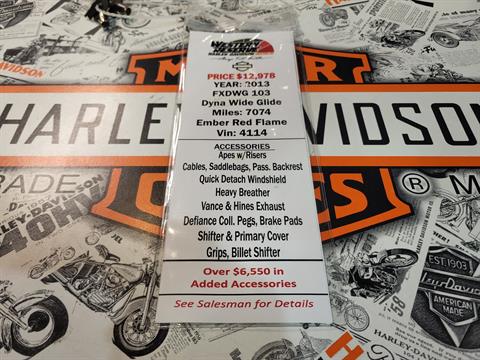 2013 Harley-Davidson Dyna® Wide Glide® in Mentor, Ohio - Photo 3