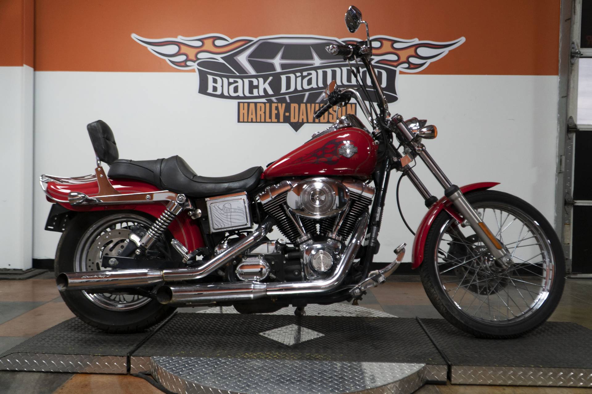 Used 2004 Harley Davidson Fxdwg Fxdwgi Dyna Wide Glide Real Red Motorcycles In Marion Il U305805