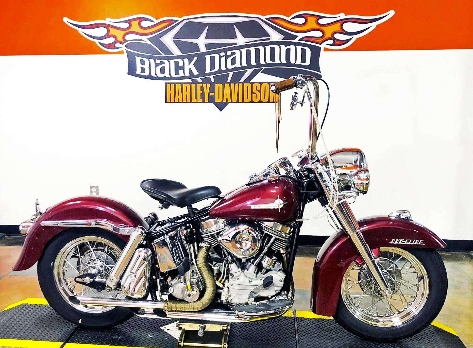 Used 1962 Harley Davidson Flh Burgundy Motorcycles In Marion Il Ulh2714
