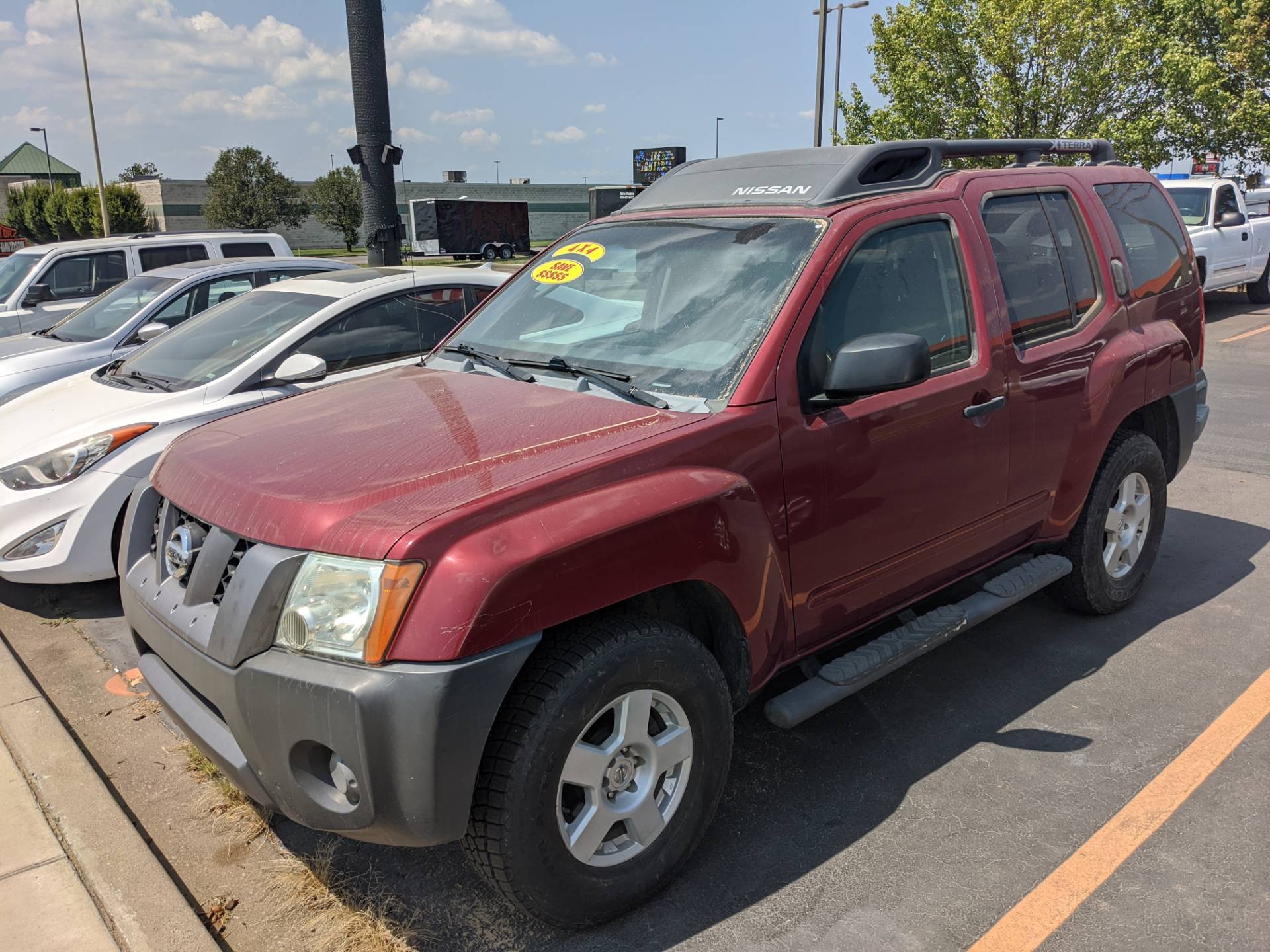 Used 03 Nissan Xterra Red Automobile In Marion Il N A