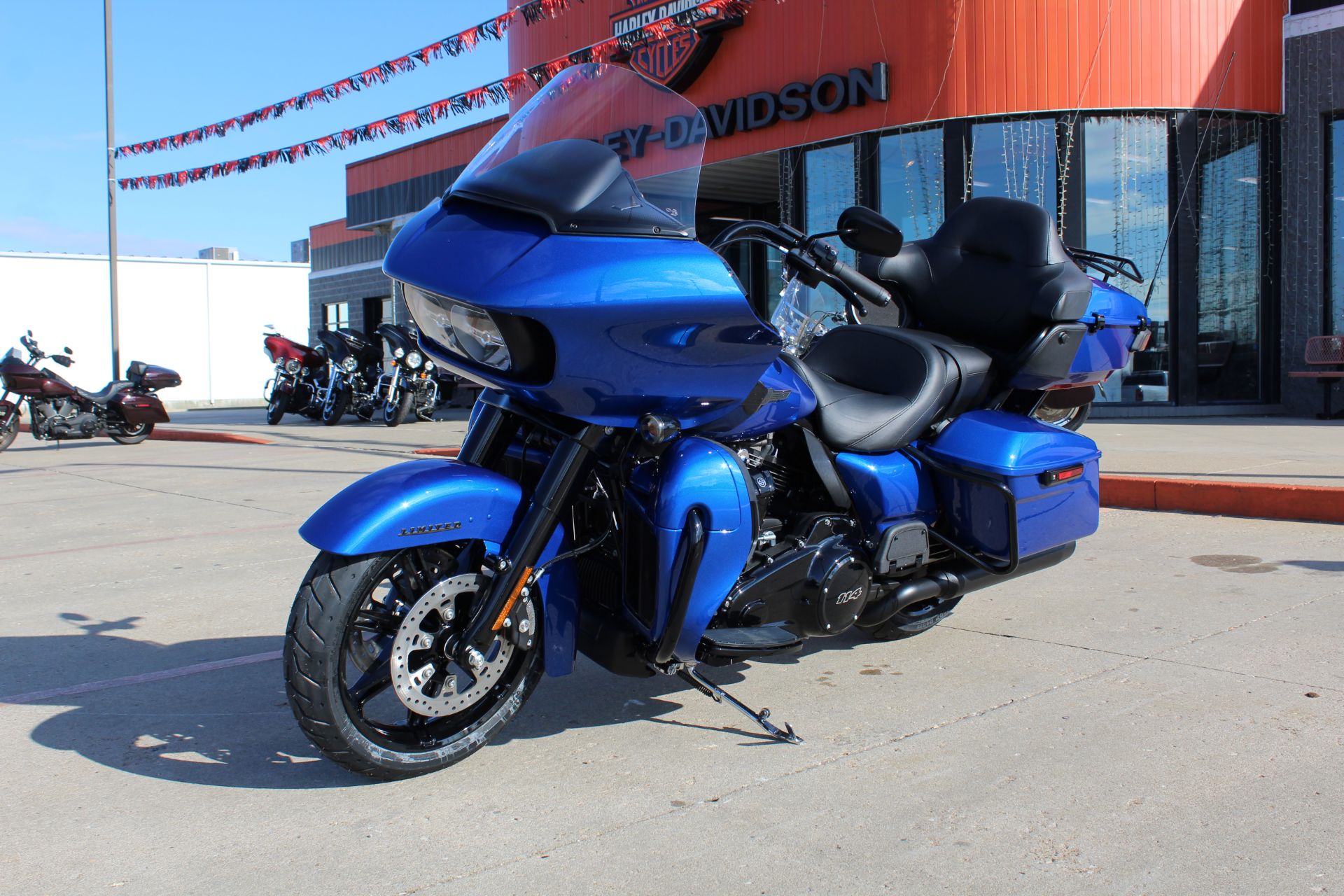 New 2024 Harley Davidson Road Glide Limited Blue Burst Motorcycles   6000000017 