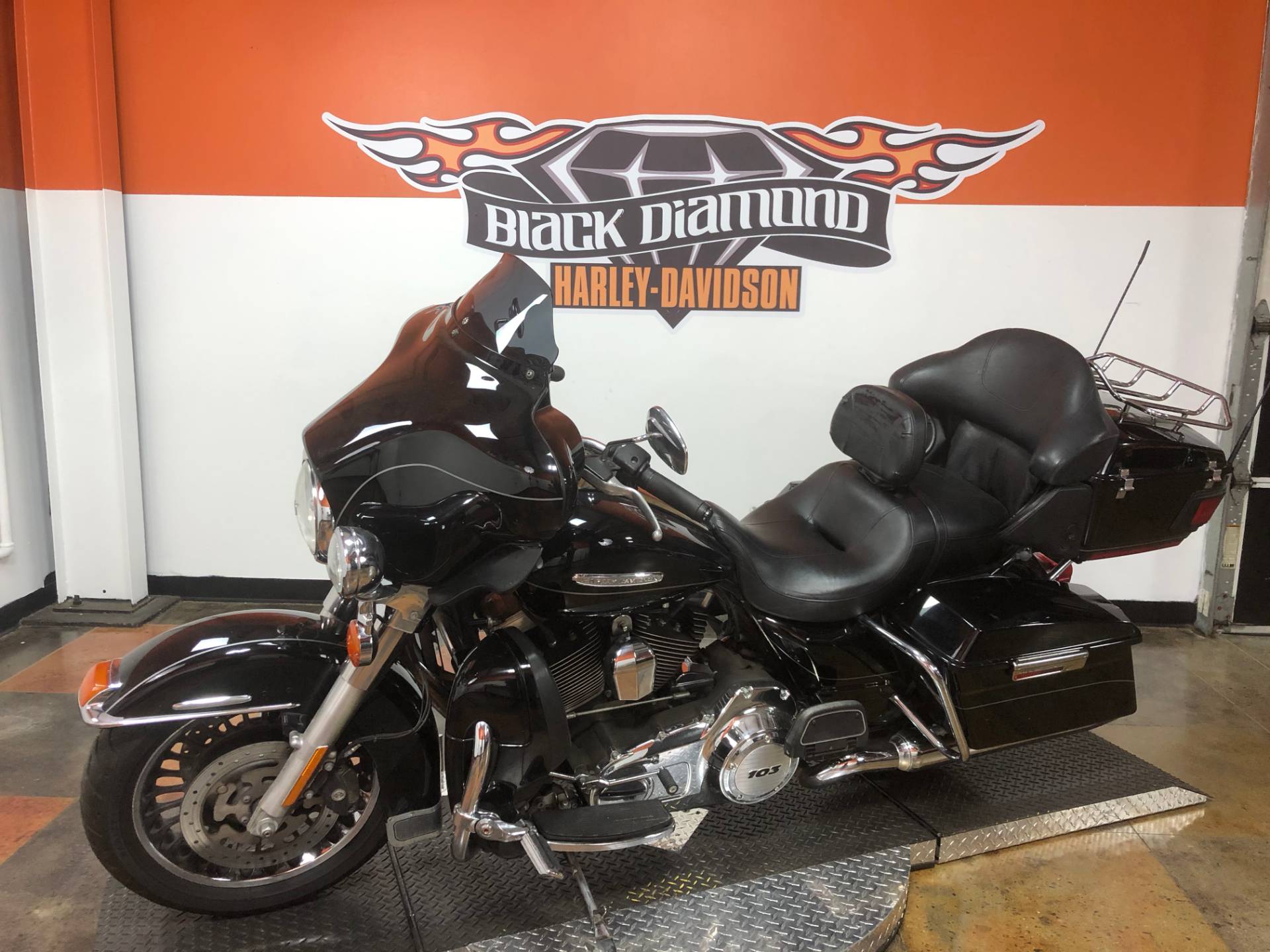 Used 2011 Harley Davidson Electra Glide Ultra Limited Vivid Black Motorcycles In Mount Vernon Il U675850