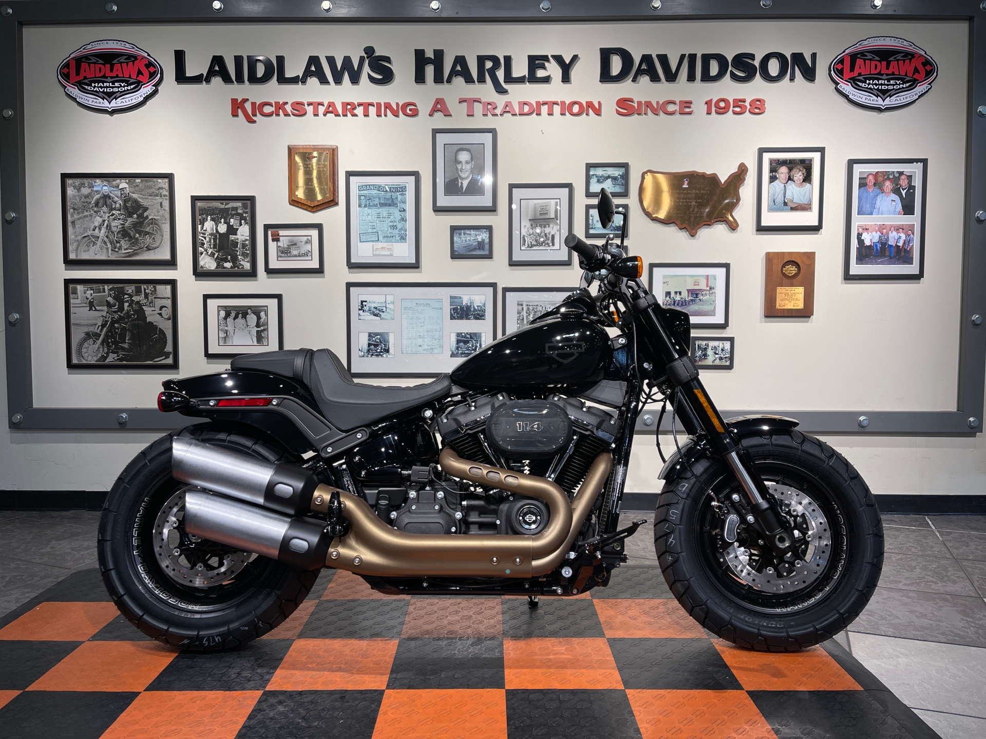 New 2021 Harley Davidson Fat Bob 114 Vivid Black Baldwin Park Ca 28951