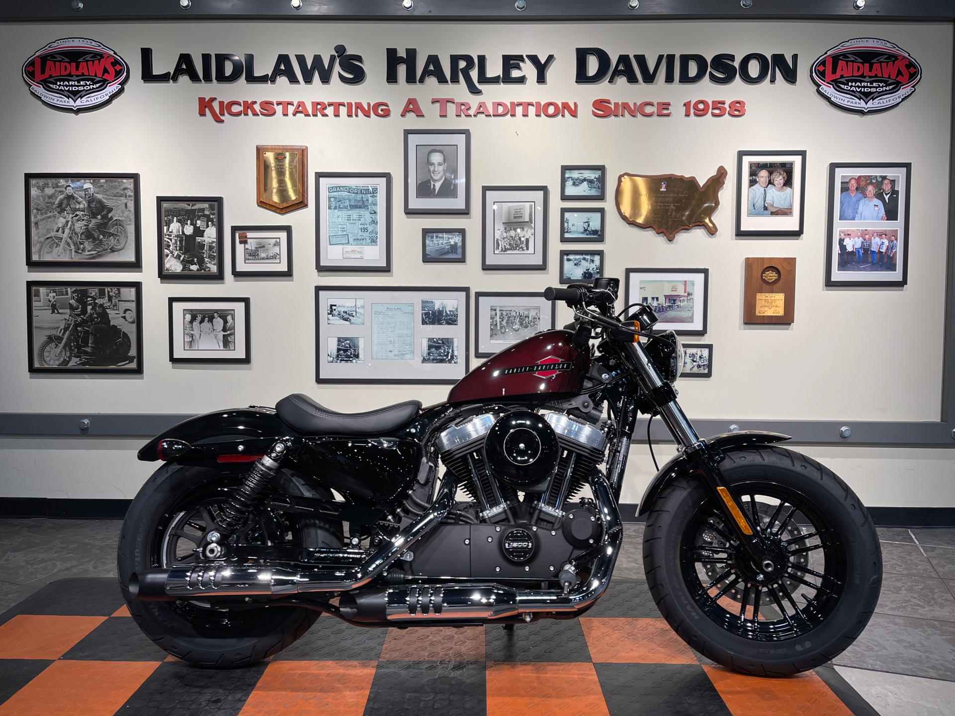 New 2021 Harley Davidson Forty Eight Midnight Crimson Baldwin Park Ca 28933