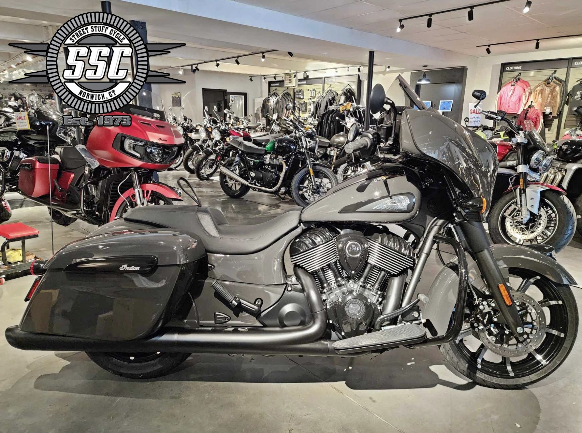 2024 Indian Motorcycle Chieftain® Dark Horse® with PowerBand Audio Package in Norwich, Connecticut - Photo 1