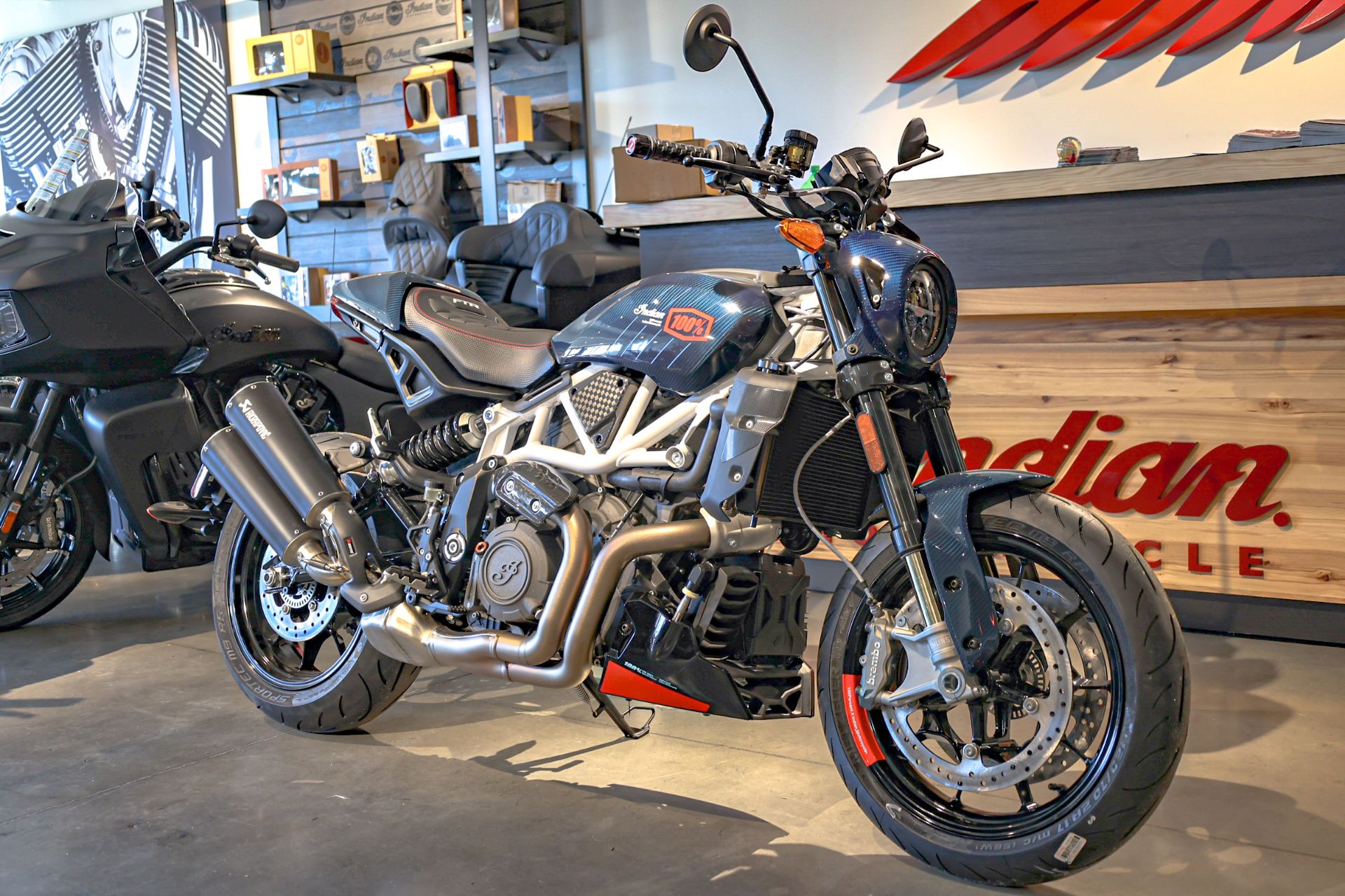 2024 Indian Motorcycle FTR X 100% R Carbon in Norwich, Connecticut - Photo 2