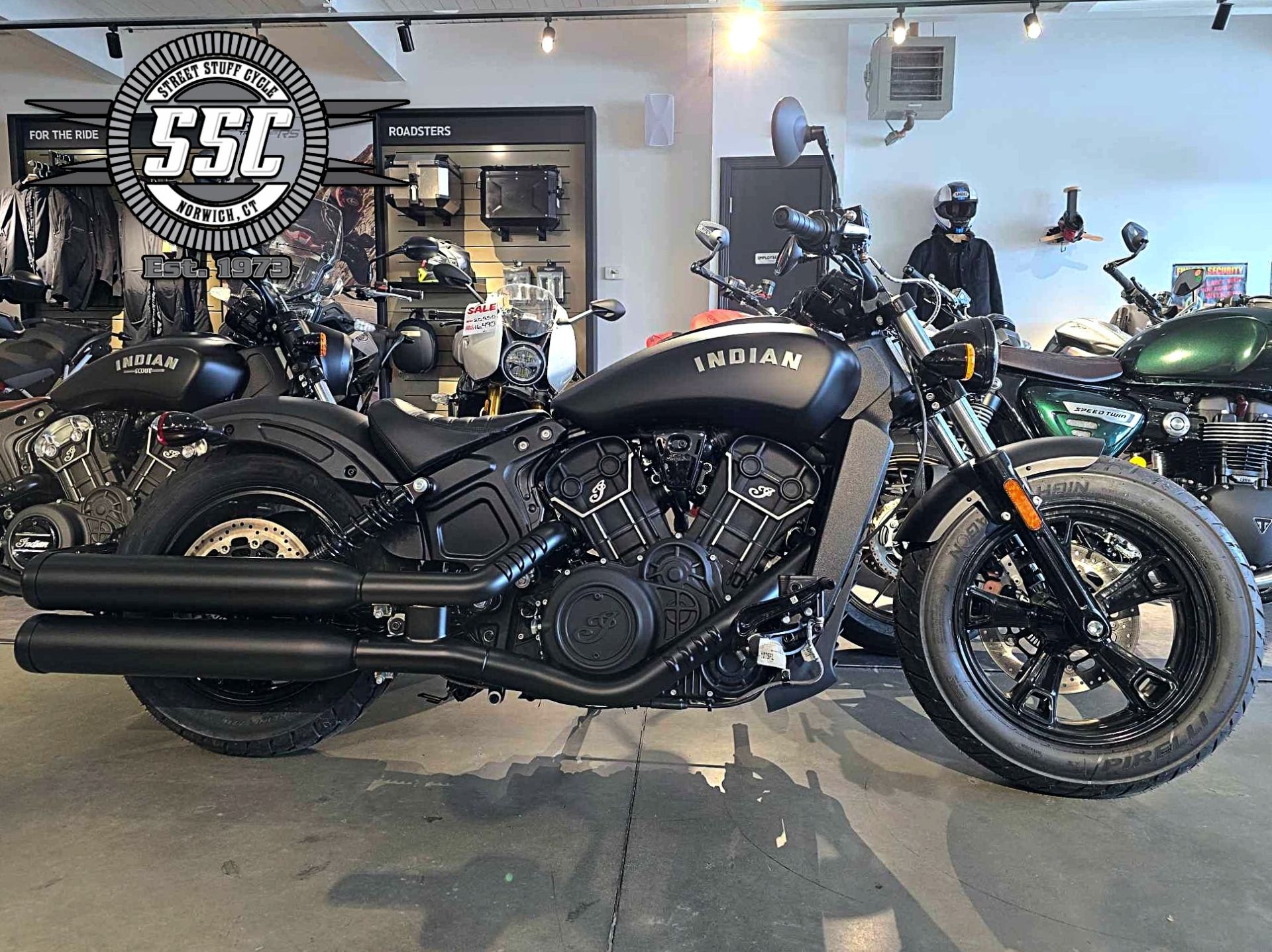2024 Indian Motorcycle Scout® Bobber Sixty ABS in Norwich, Connecticut - Photo 1
