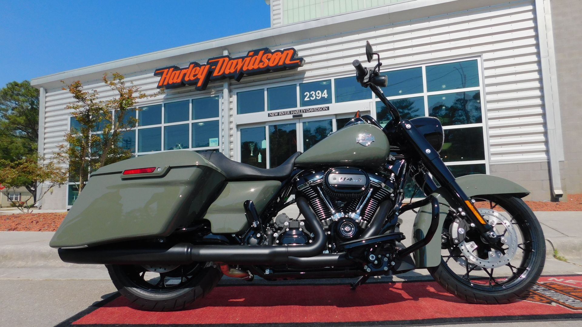 New 2021 Harley Davidson Road King Special Motorcycles In Jacksonville Nc Nrhd9895 Deadwood Green