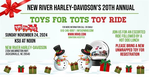 New River Harley-Davidson's 20th Annual Toys for Tots Toy Ride