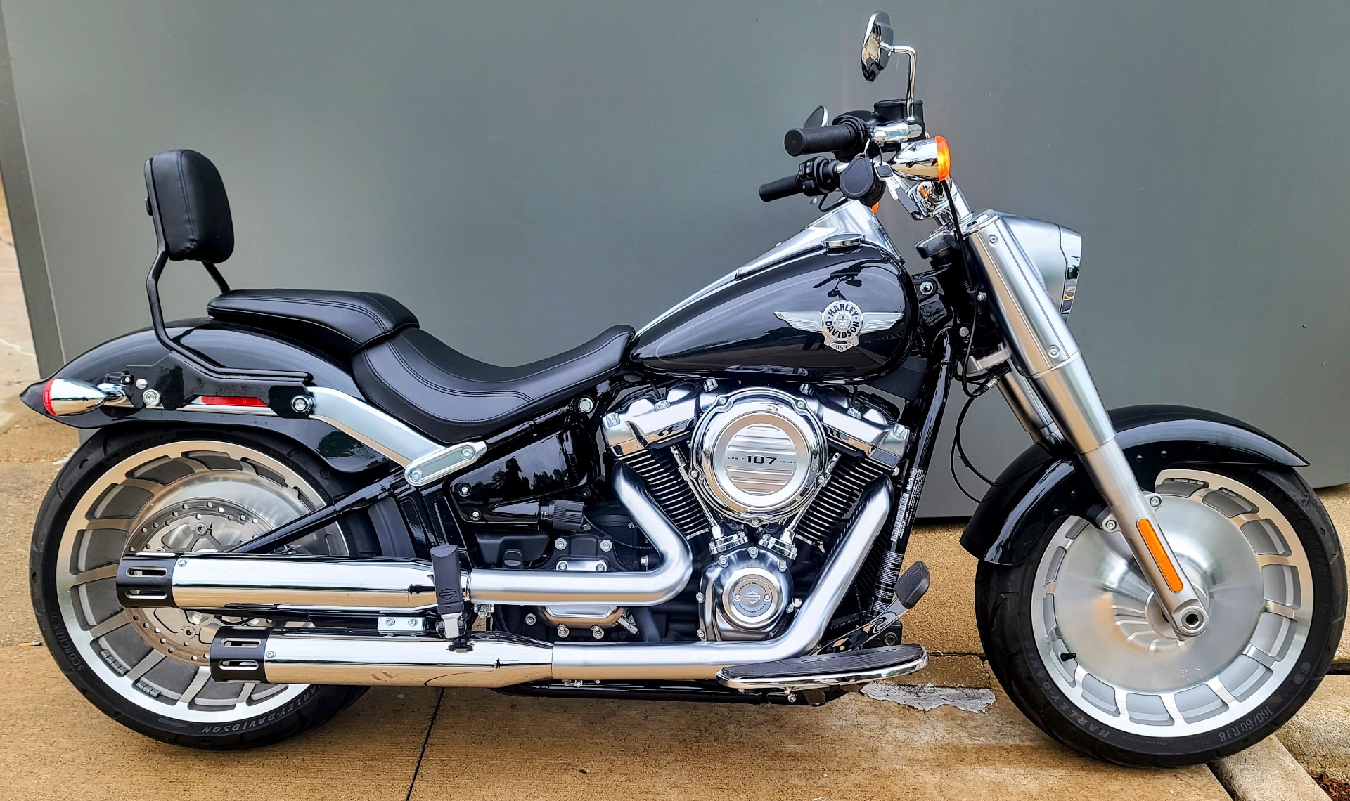 Used 2018 Harley Davidson Fat Boy 107 Black Tempest Price Specs Motorcycles In Lake Villa Il Har078928