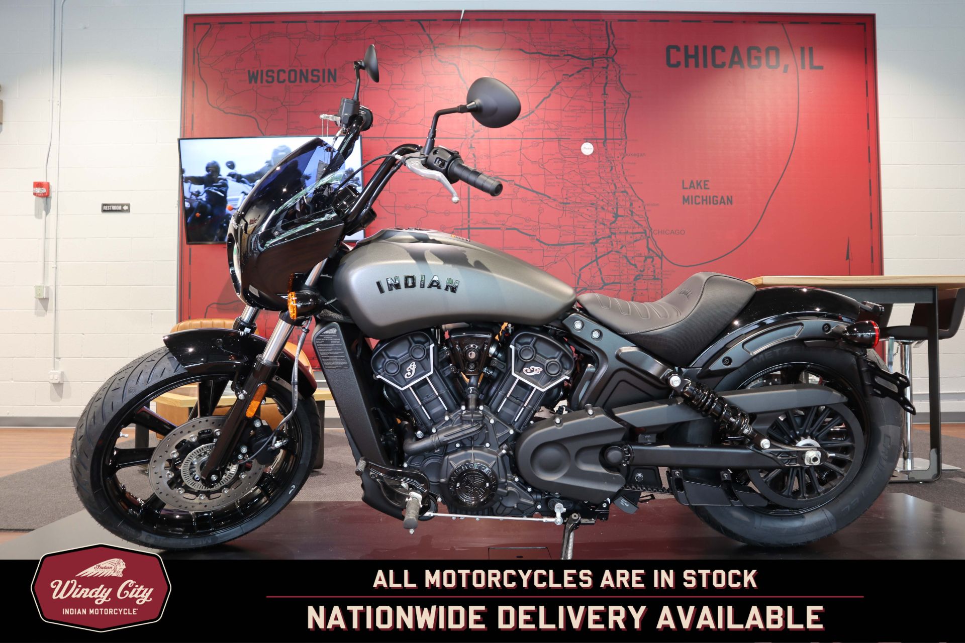 2022 Indian Scout Rouge Sixty ABS in Lake Villa, Illinois - Photo 1