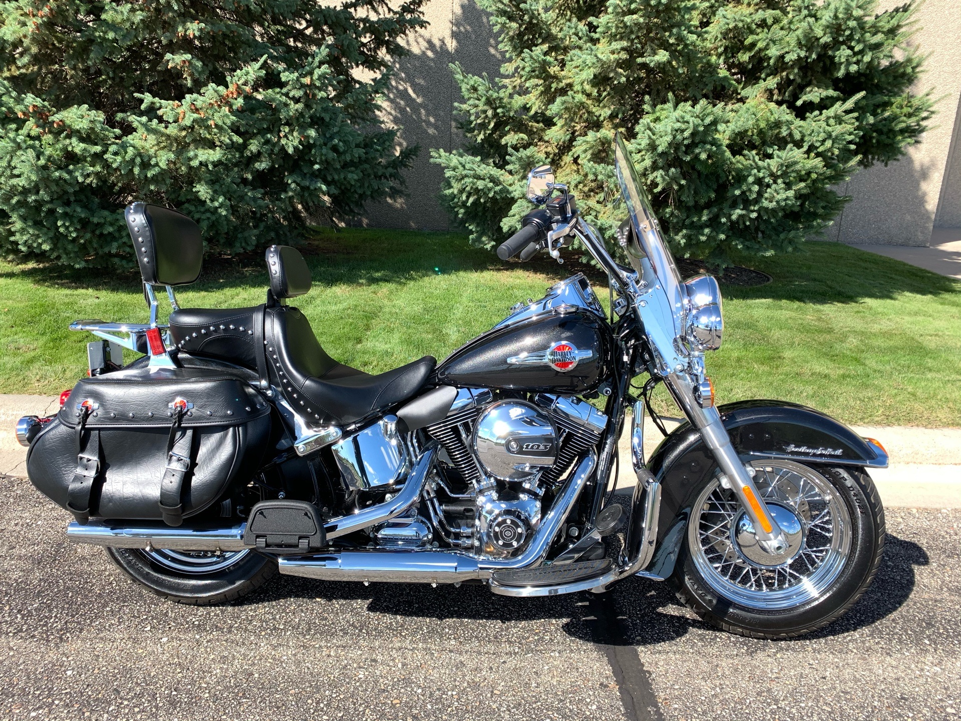 old school motorcycle saddlebags