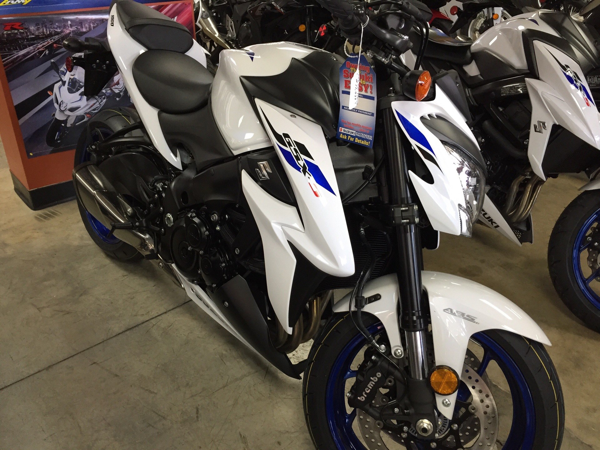 New 19 Suzuki Gsx S1000 Abs Pearl Glacier White Motorcycles In Sanford Nc Sn6976