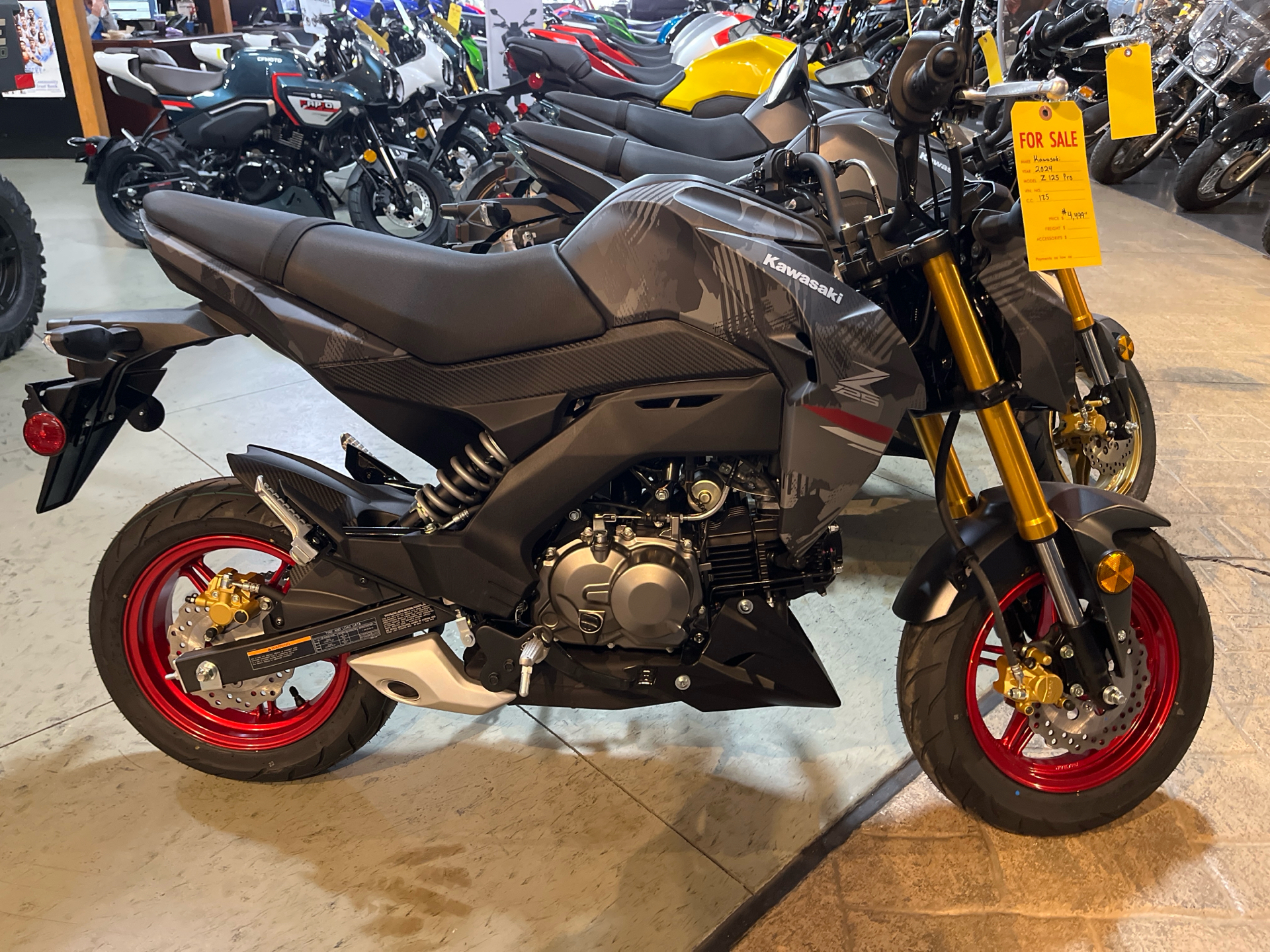 2024 Kawasaki Z125 Pro in Corbin, Kentucky - Photo 1