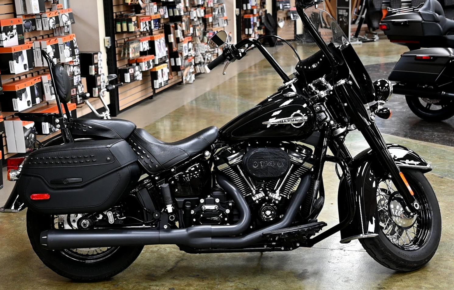 Used 2019 Harley Davidson Heritage Classic 114 Vivid Black Motorcycles In Jackson Ms N A