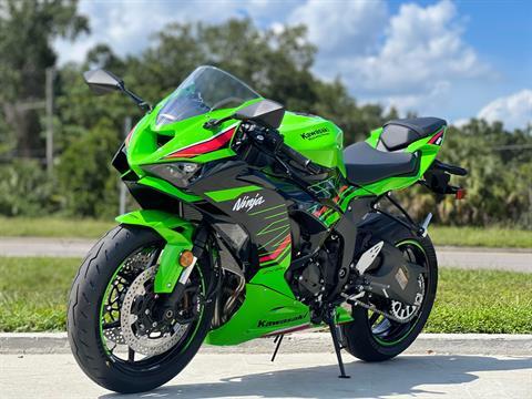 2024 Kawasaki Ninja ZX-6R KRT Edition in Orlando, Florida - Photo 8