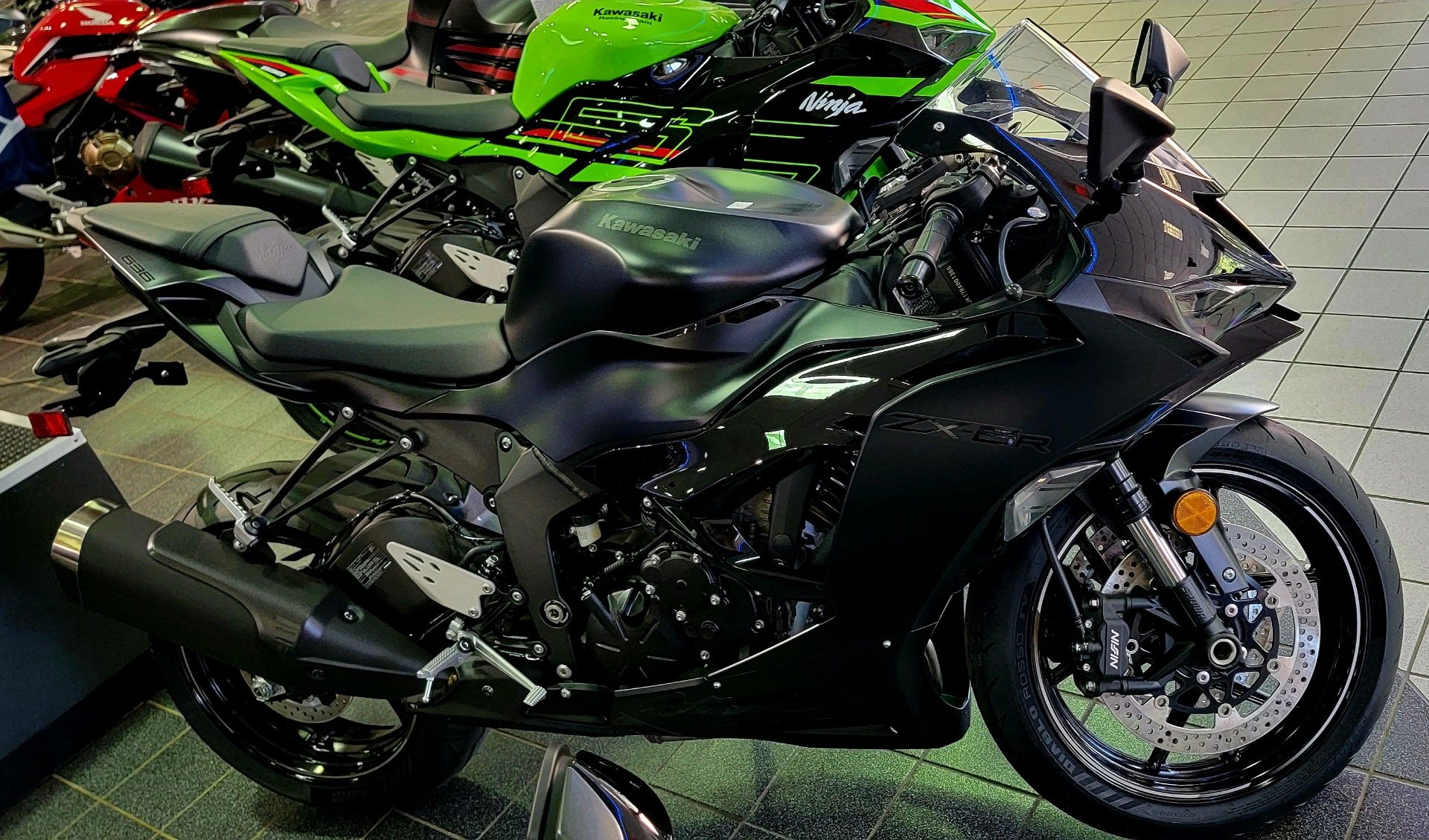 New 2024 Kawasaki Ninja ZX6R Motorcycles in Asheville NC Metallic