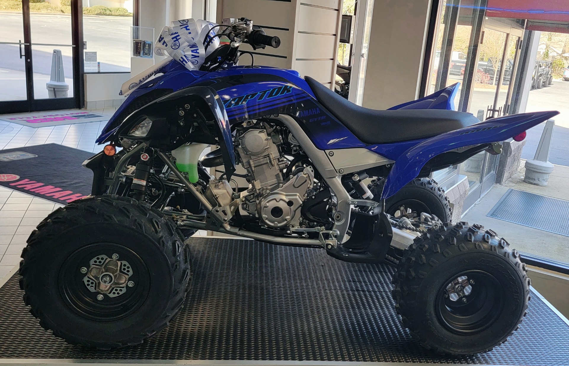 New 2024 Yamaha Raptor 700R ATVs in Asheville NC Team Yamaha Blue