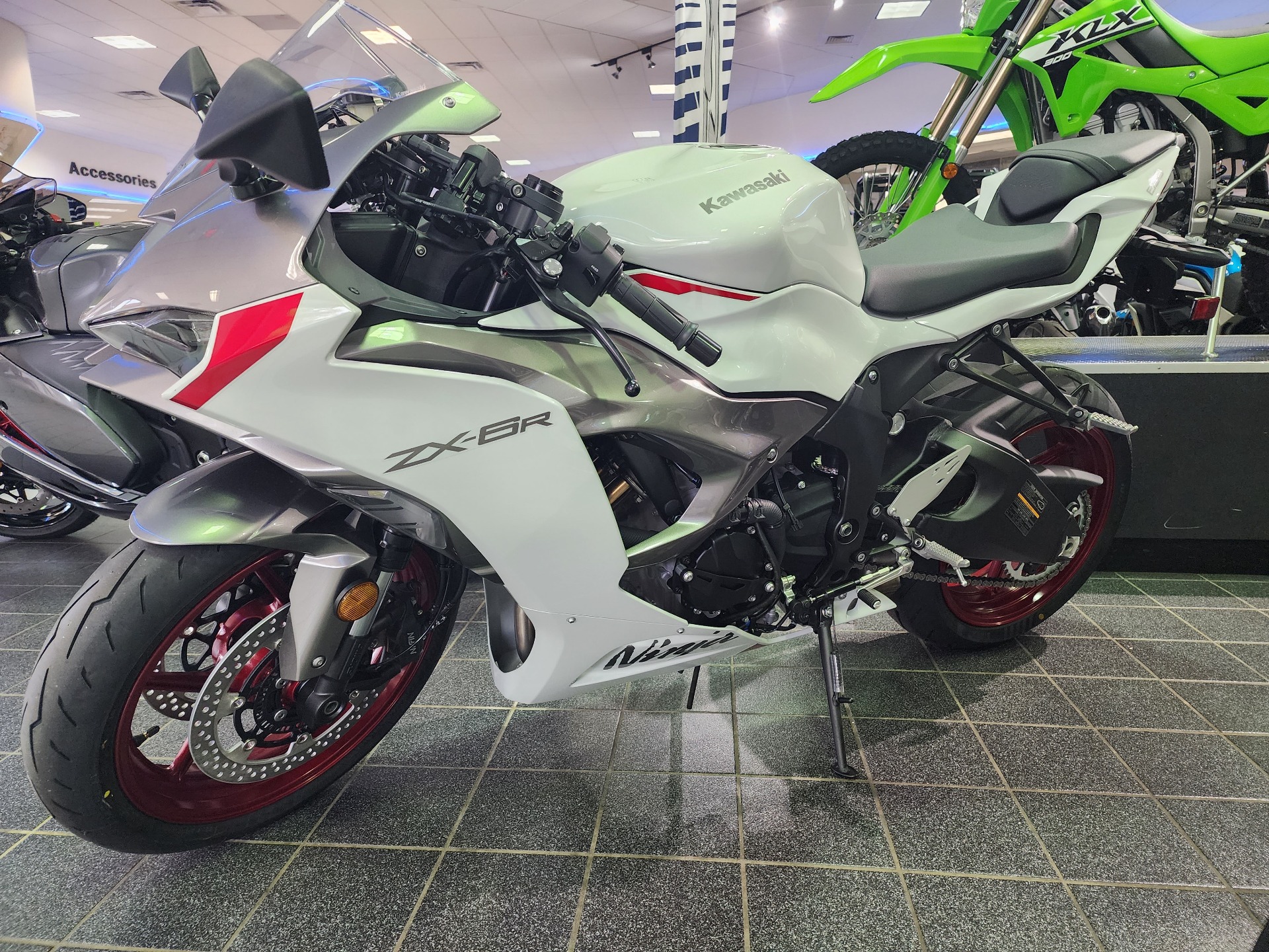 New 2024 Kawasaki Ninja ZX6R Motorcycles in Asheville NC Pearl