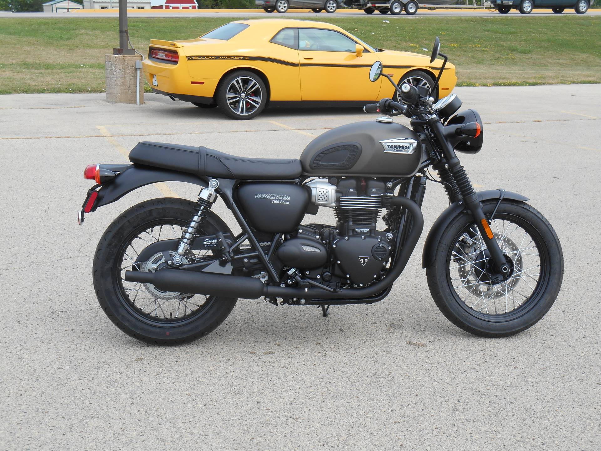 Used 2020 Triumph Bonneville T100 Black Motorcycles In Dubuque Ia Stock Number 981826
