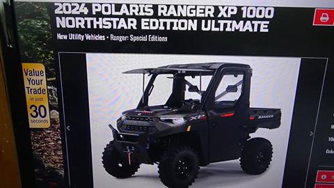 2024 Polaris Ranger XP 1000 Northstar Edition Ultimate in Bennington, Vermont