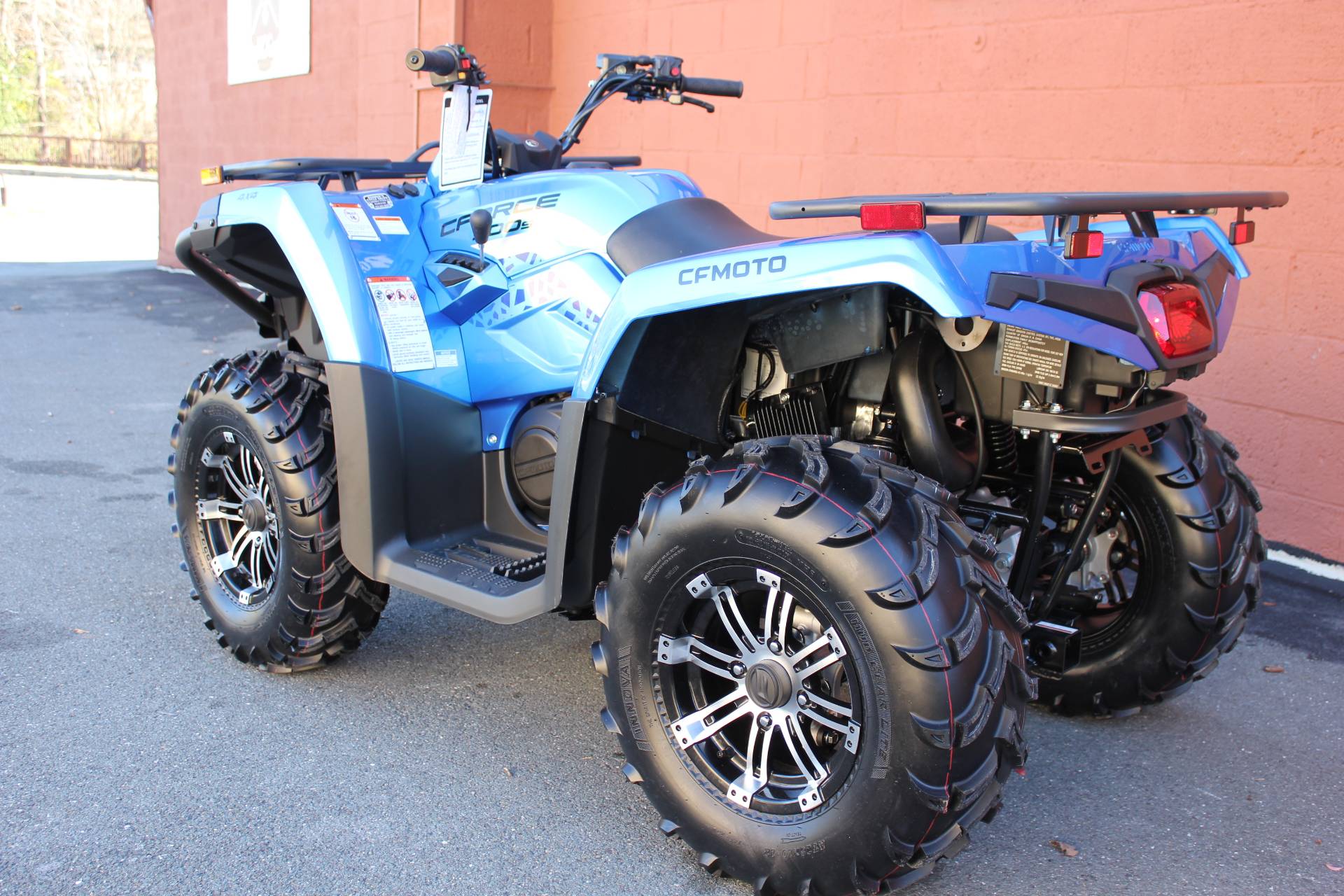 New 2021 CFMOTO CForce 500 EPS Blue ATVs in Pittsfield
