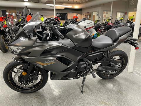 2023 Kawasaki Ninja 650 in Rutland, Vermont - Photo 1