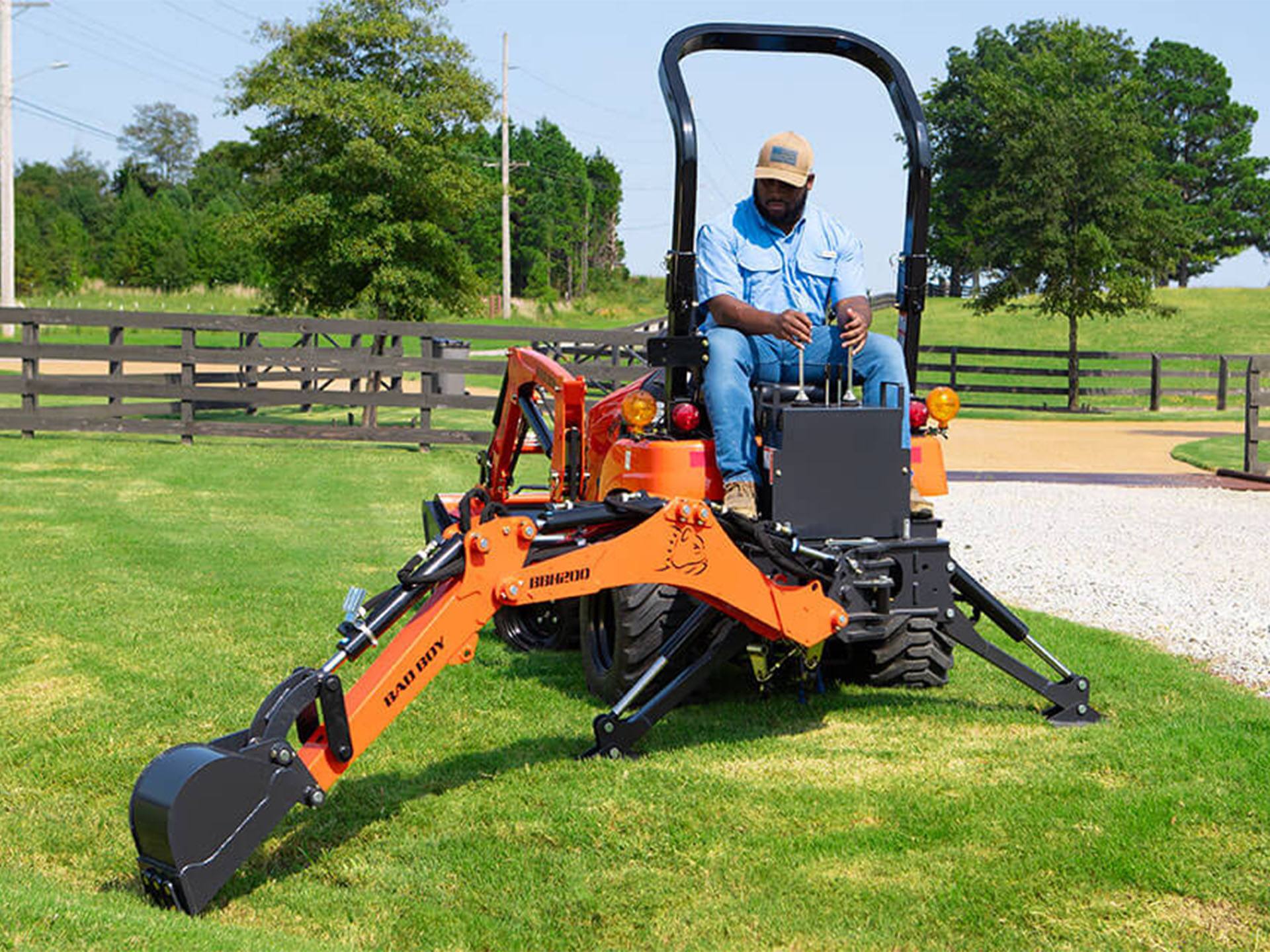 2024 Bad Boy Tractors 1022 with Loader & 54" Mid Mount Mower W/ Backhoe in Rothschild, Wisconsin - Photo 10