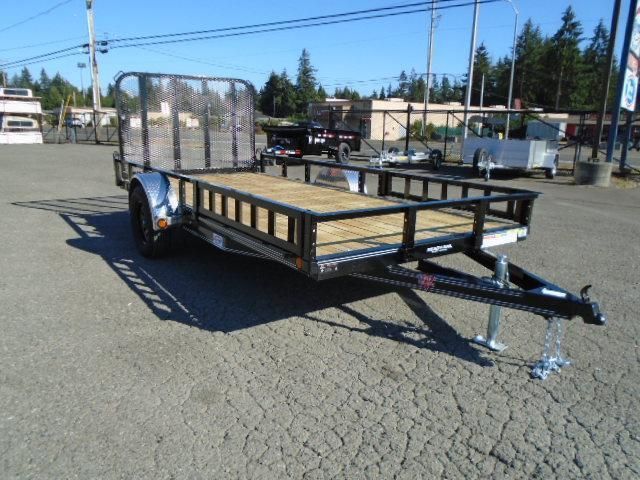 2023 PJ Trailers PJ 7X14 with Side Mount ATV Ramps/Fold In Gate in Kodiak, Alaska
