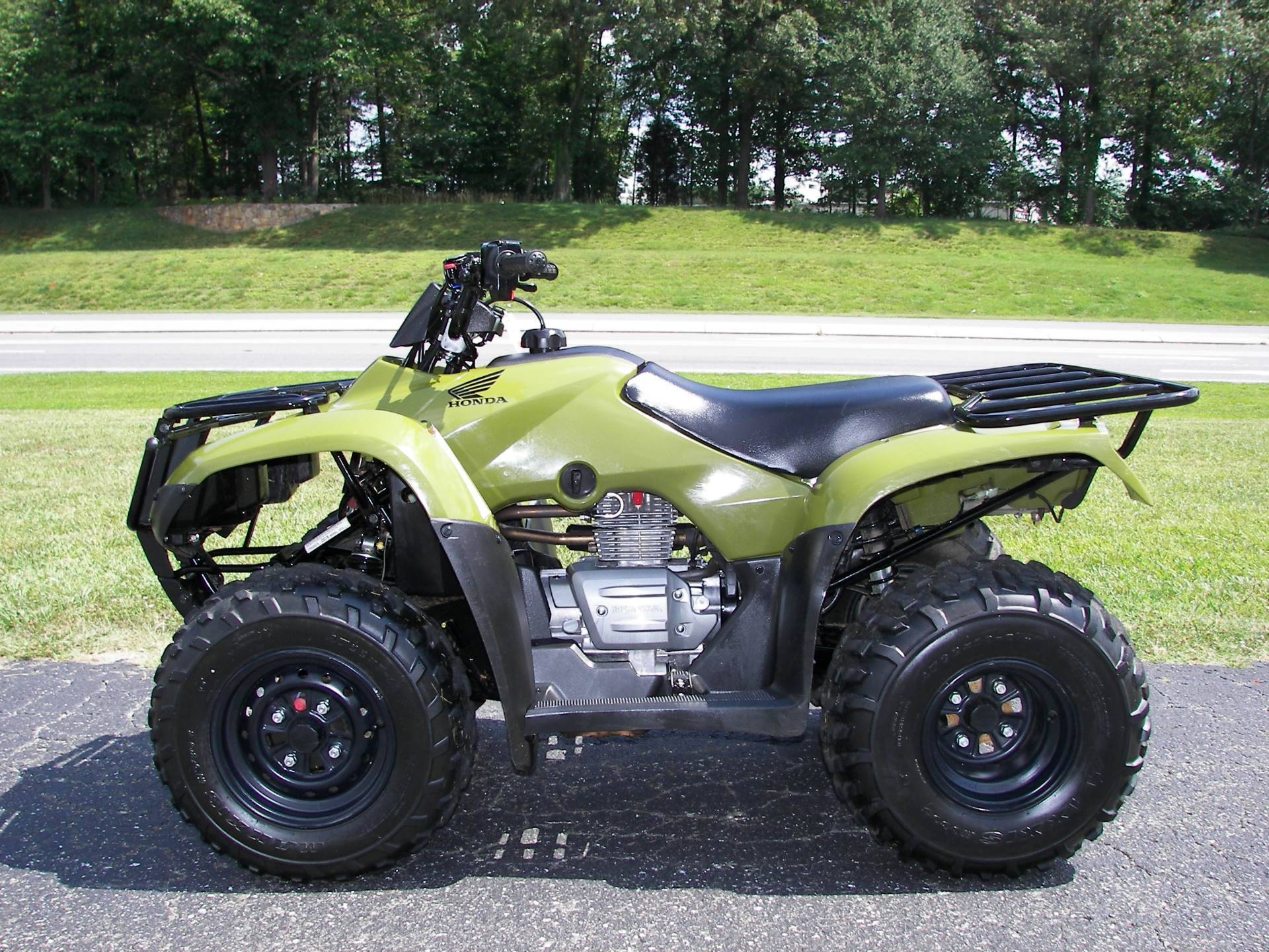 New 2017 Honda Fourtrax Recon Es Green Trx250te Atvs In Lapeer Mi