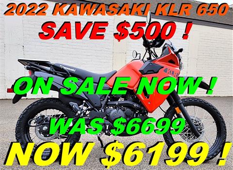 2022 Kawasaki KLR 650 in Salinas, California - Photo 1