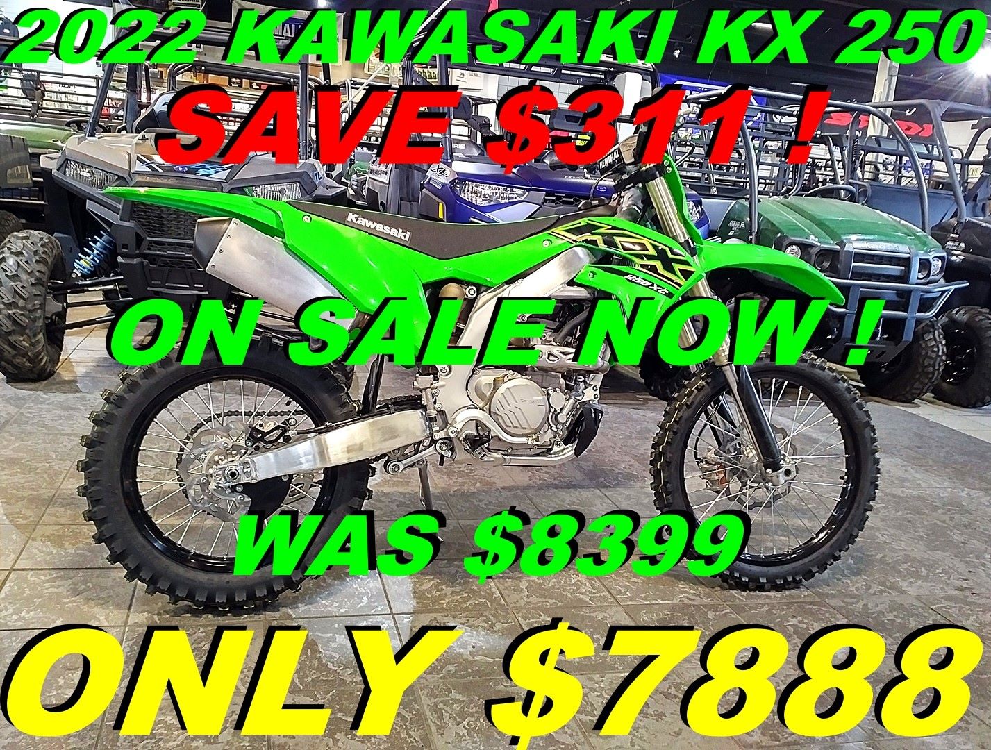2022 Kawasaki KX 250 in Salinas, California - Photo 1