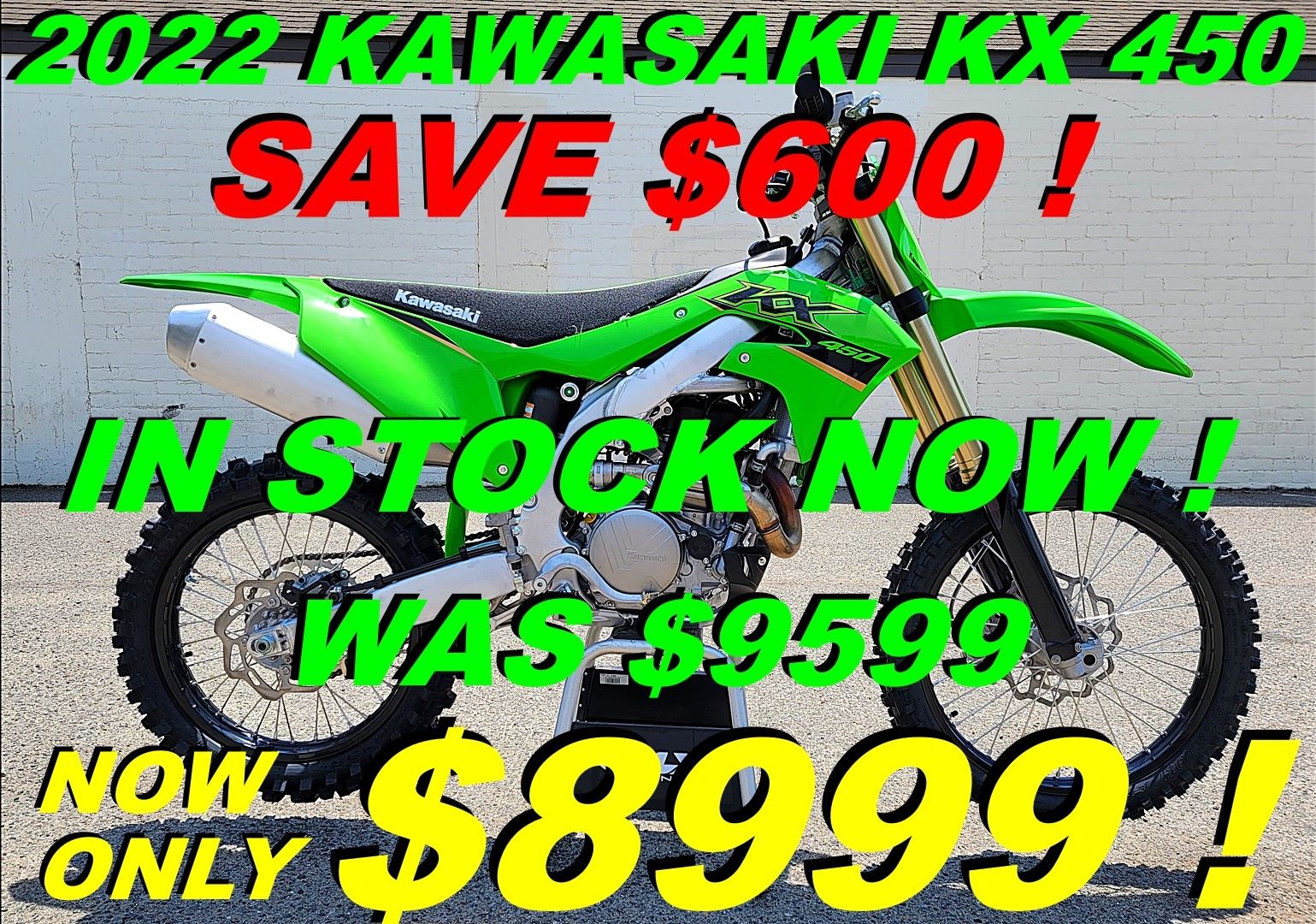 2022 Kawasaki KX 450 in Salinas, California - Photo 1