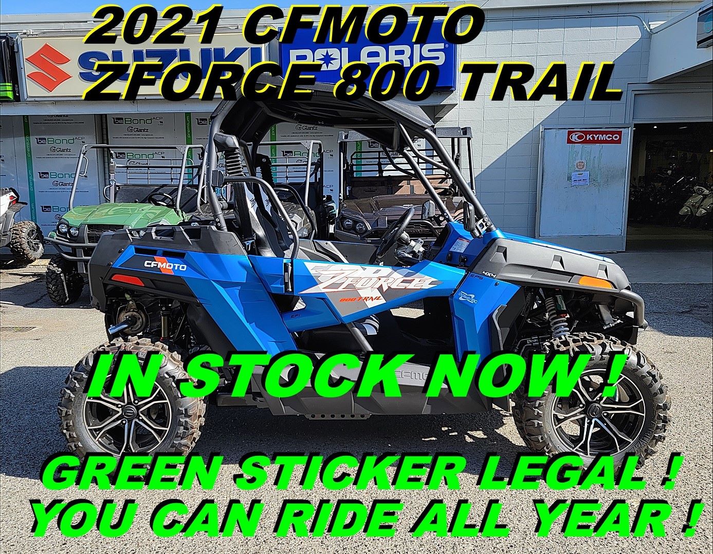 2021 CFMOTO ZForce 800 Trail in Salinas, California - Photo 1