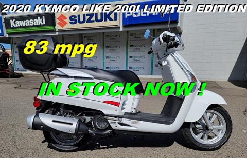 2020 Kymco Like 200i Limited Edition in Salinas, California - Photo 1
