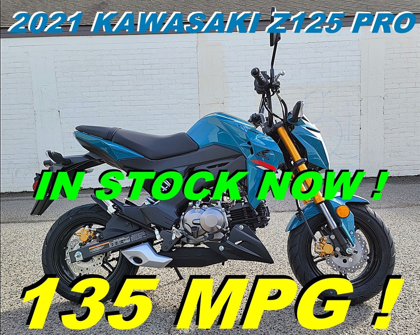 2021 Kawasaki Z125 Pro in Salinas, California - Photo 1
