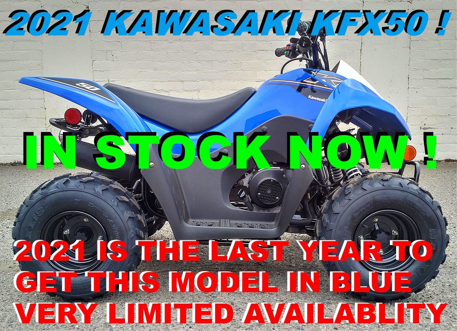 2021 Kawasaki KFX 50 in Salinas, California - Photo 1