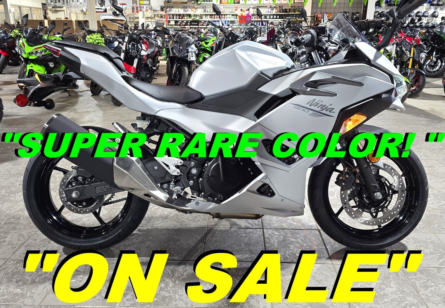 2024 Kawasaki Ninja 500 ABS in Salinas, California - Photo 1