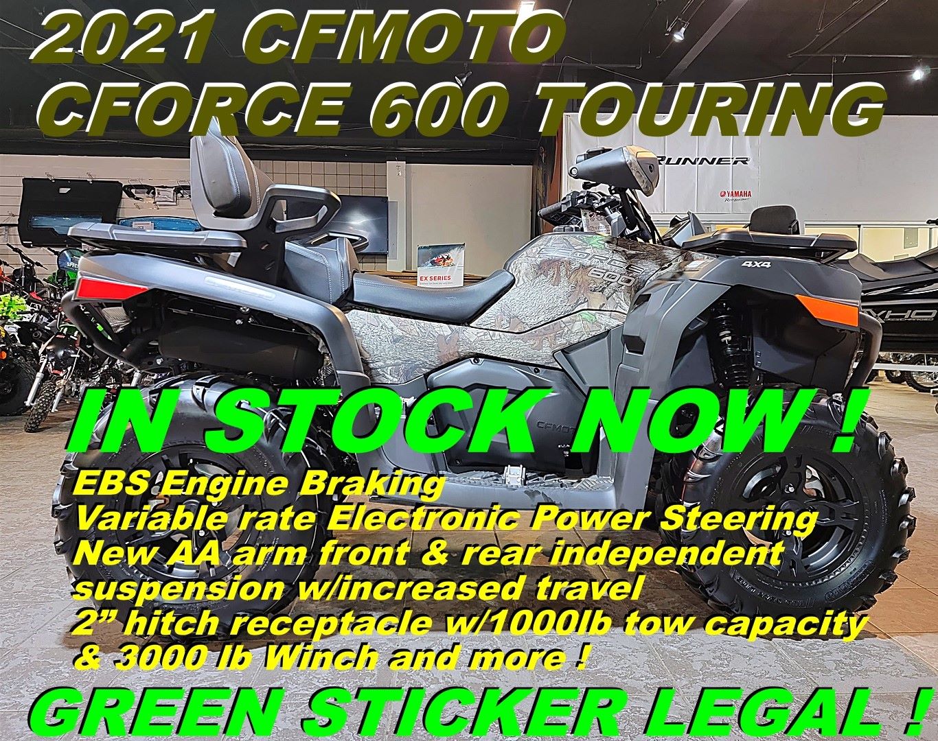 2021 CFMOTO CForce 600 Touring in Salinas, California - Photo 1