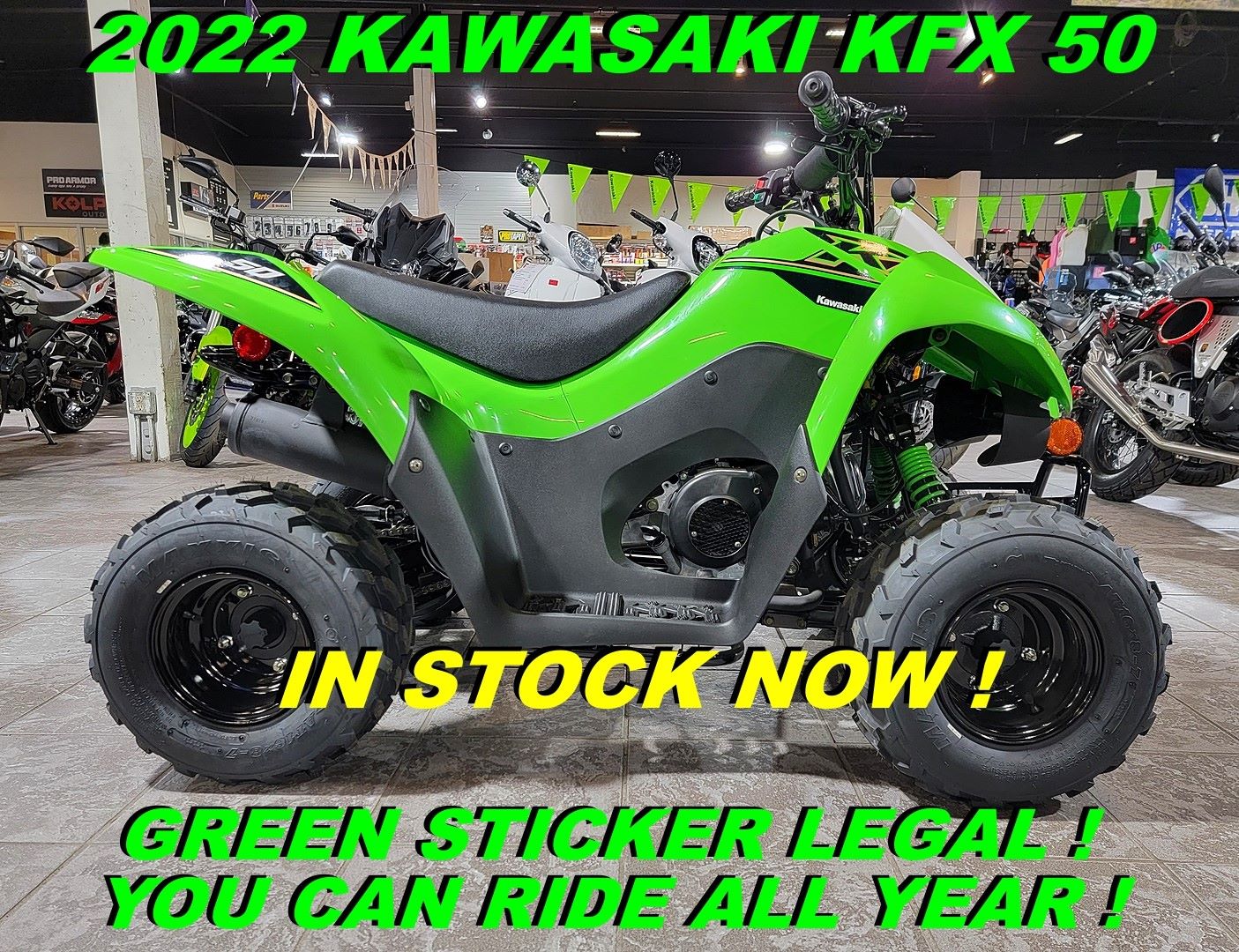 2022 Kawasaki KFX 50 in Salinas, California - Photo 1