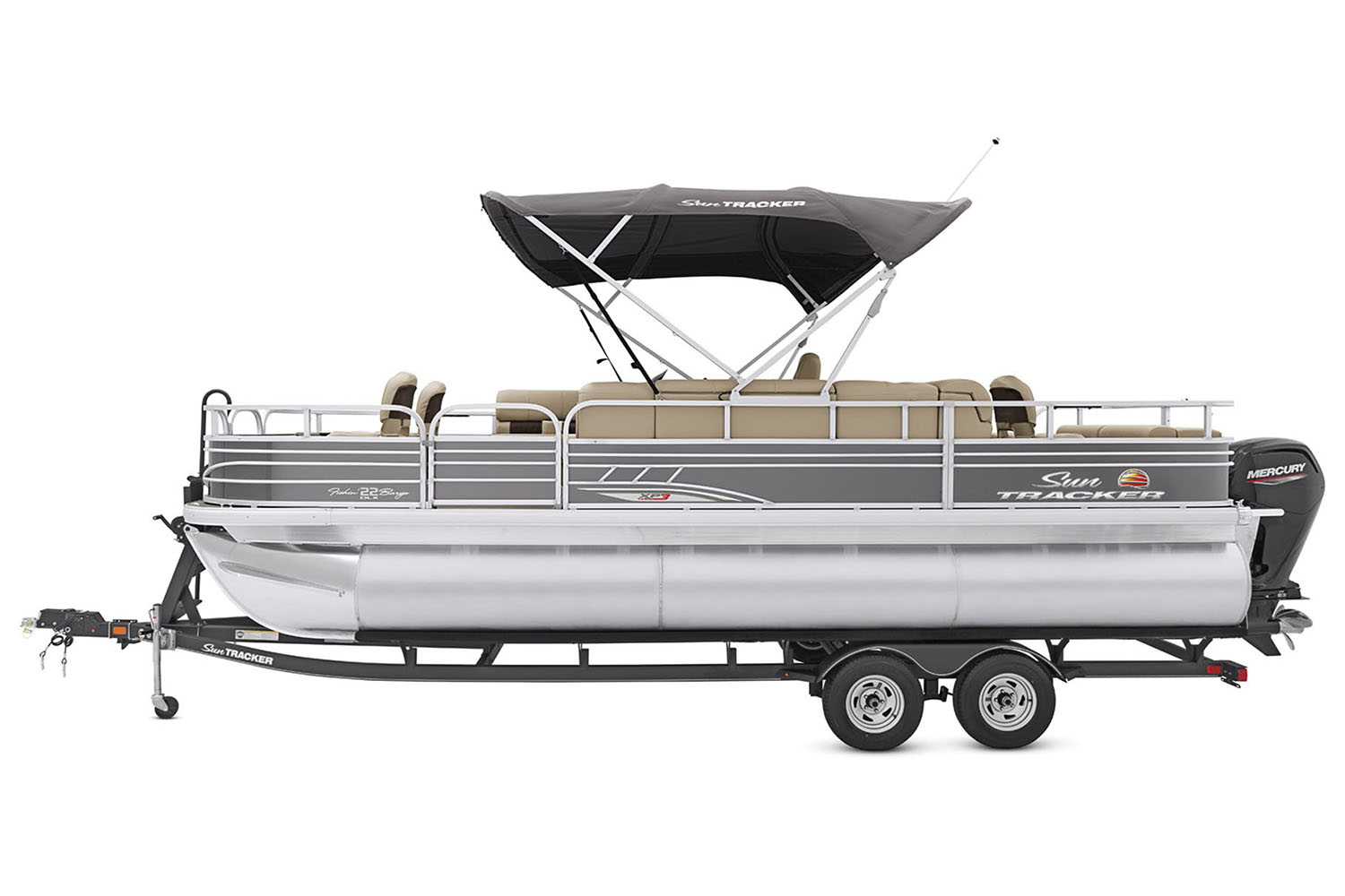 2024 Sun Tracker Fishin' Barge 22 XP3 in Somerset, Wisconsin - Photo 4
