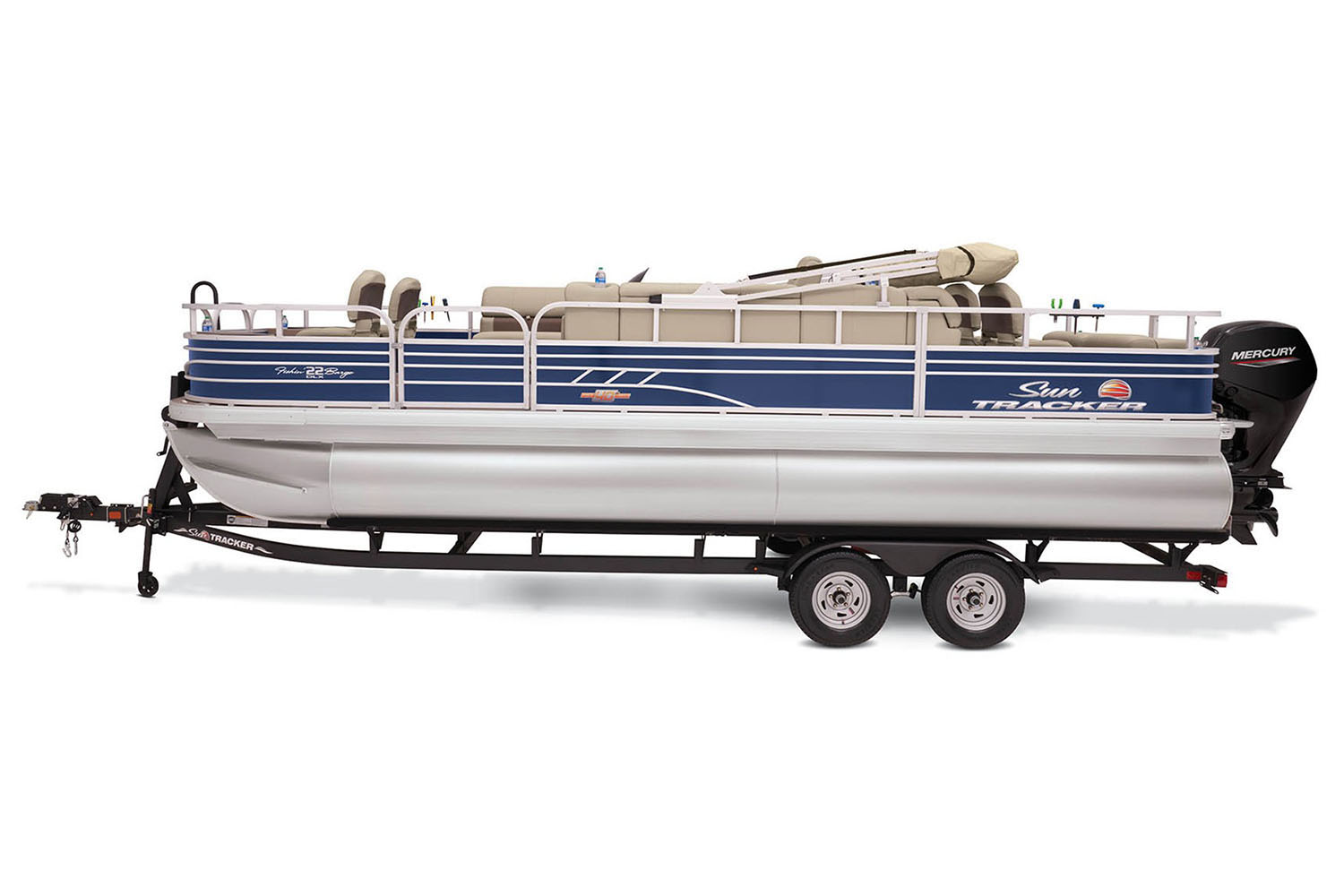 2024 Sun Tracker Fishin' Barge 22 DLX in Somerset, Wisconsin - Photo 4