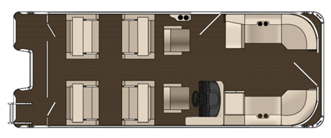 2024 Bentley Pontoons LEGACY 223 QUAD SWINGBACK in Somerset, Wisconsin - Photo 1