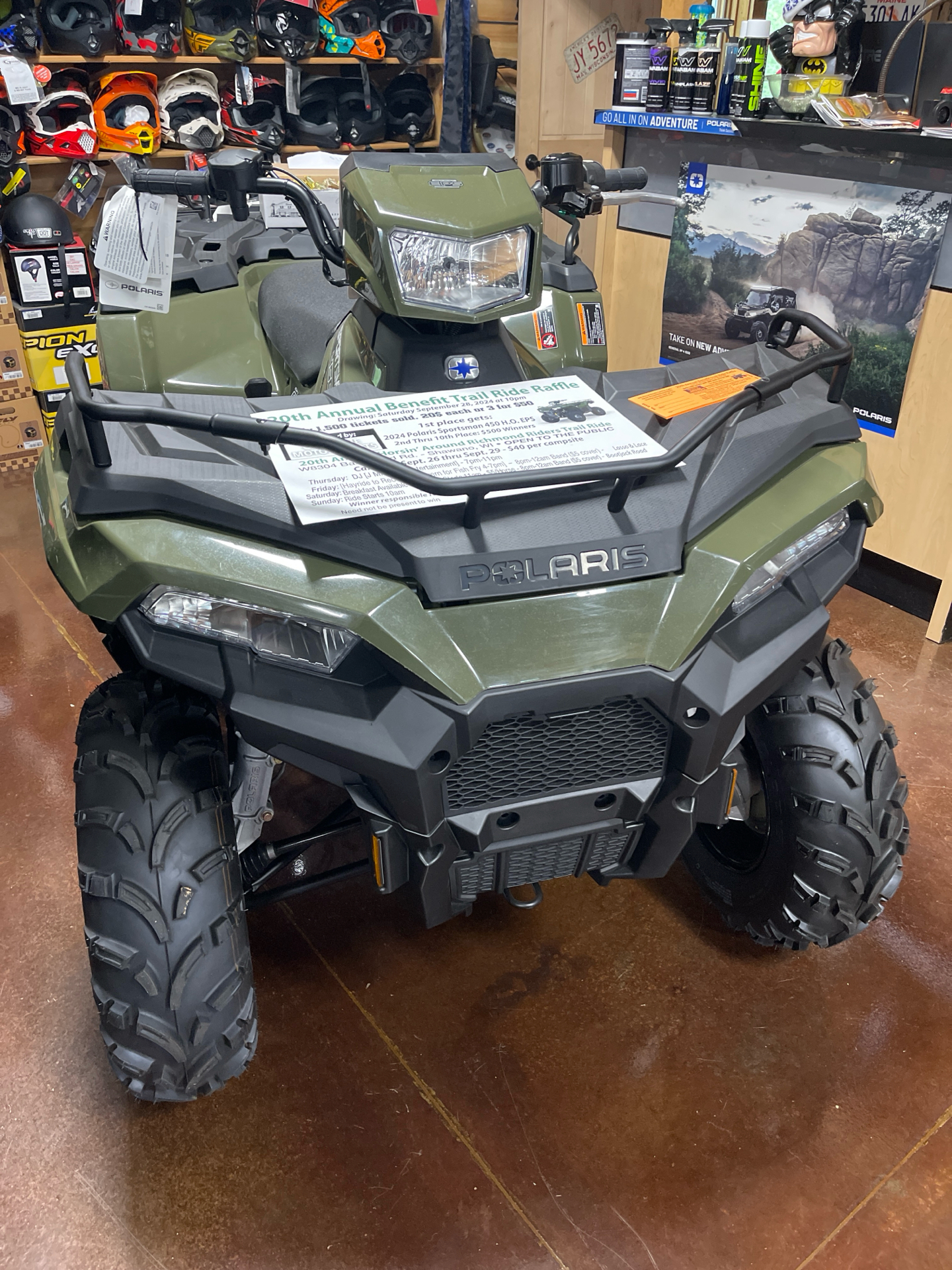 2024 Polaris Sportsman 450 H.O. in Caroline, Wisconsin - Photo 1