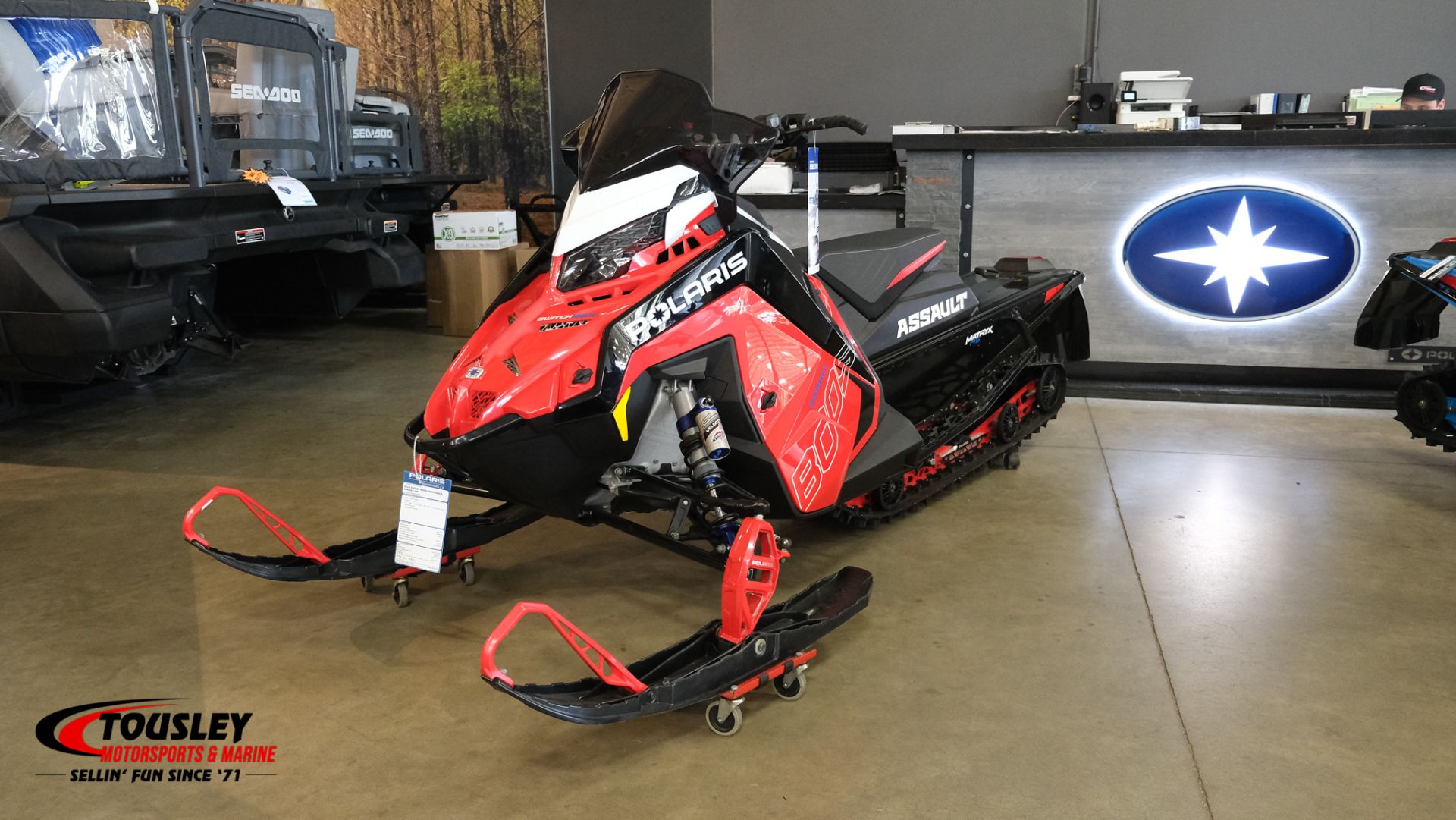 2023 Polaris Patriot Boost Switchback Assault 146 SC in White Bear Lake, Minnesota - Photo 1